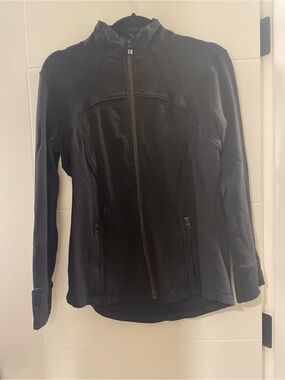 lululemon athletica Black Zip-Up Utility Jacket